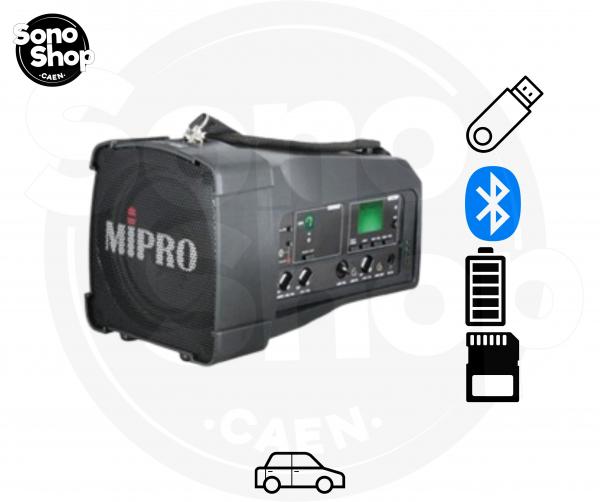 Enceinte sur batterie bandouli�re Mipro MA 100 DB. - Solution de location de matériel pour particuliers à Caen