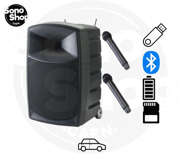 Enceinte sur batterie 250W.  - Solution de location de matériel pour particuliers à Caen
