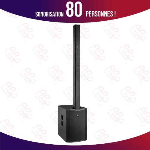 Enceinte colonne 44 idéale pour les conférences, cocktails extérieurs, concerts et cérémonies laïques jusqu’à 80 personnes. - Solution de location de matériel pour particuliers à Caen