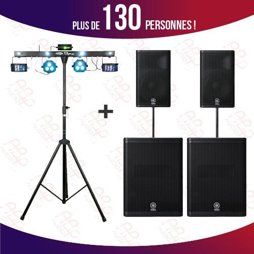 Sonorisation + Lumire pour vnements de plus de 130 personnes !  - Solution de location de matériel pour particuliers à Caen