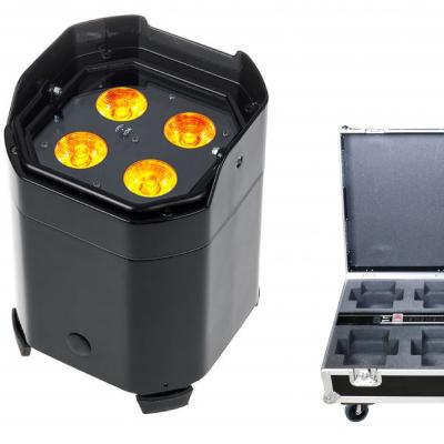 Pack de 6 projecteurs d'ambiance sur batterie / sans fil / IP